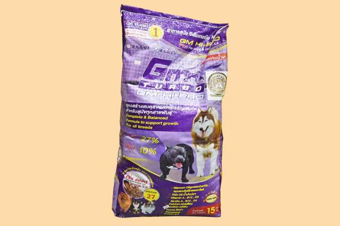 GM TURBO HI-PRO Plus++ 27S dog food